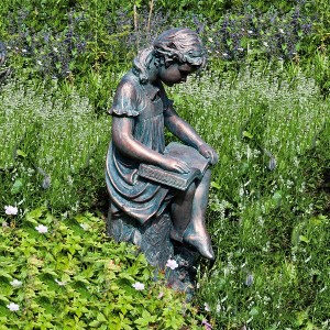 bronzen tuinbeeld